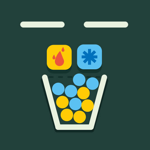 Filled Glass 5 Fire & Ice